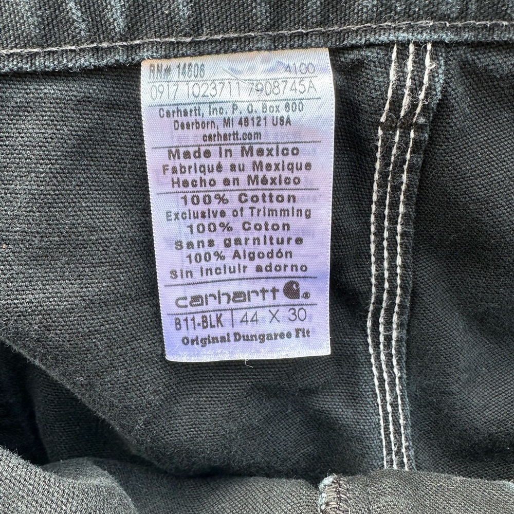 Black Carhartt Cargo Pants - Picture 7 of 7